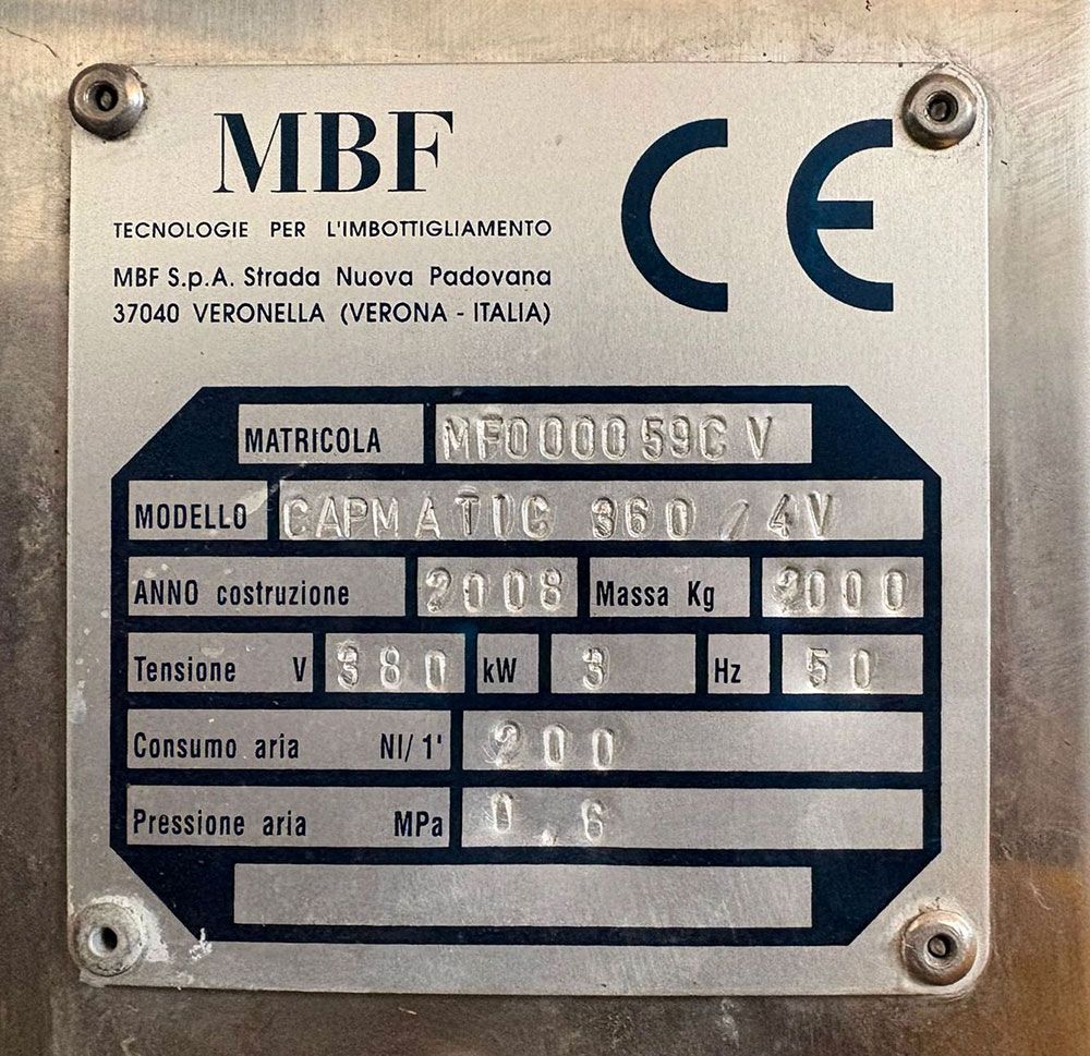 MBF CAPMATIC 360 - 4V